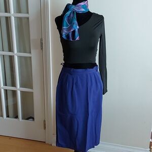H.E.R. Separates vintage 70's wool skirt sz. M